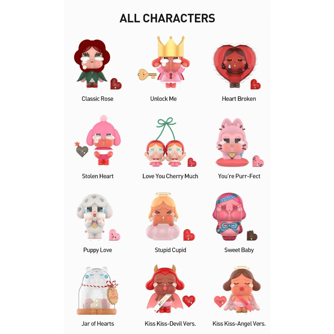 Pop Mart Crybaby Crying For Love Series Figures