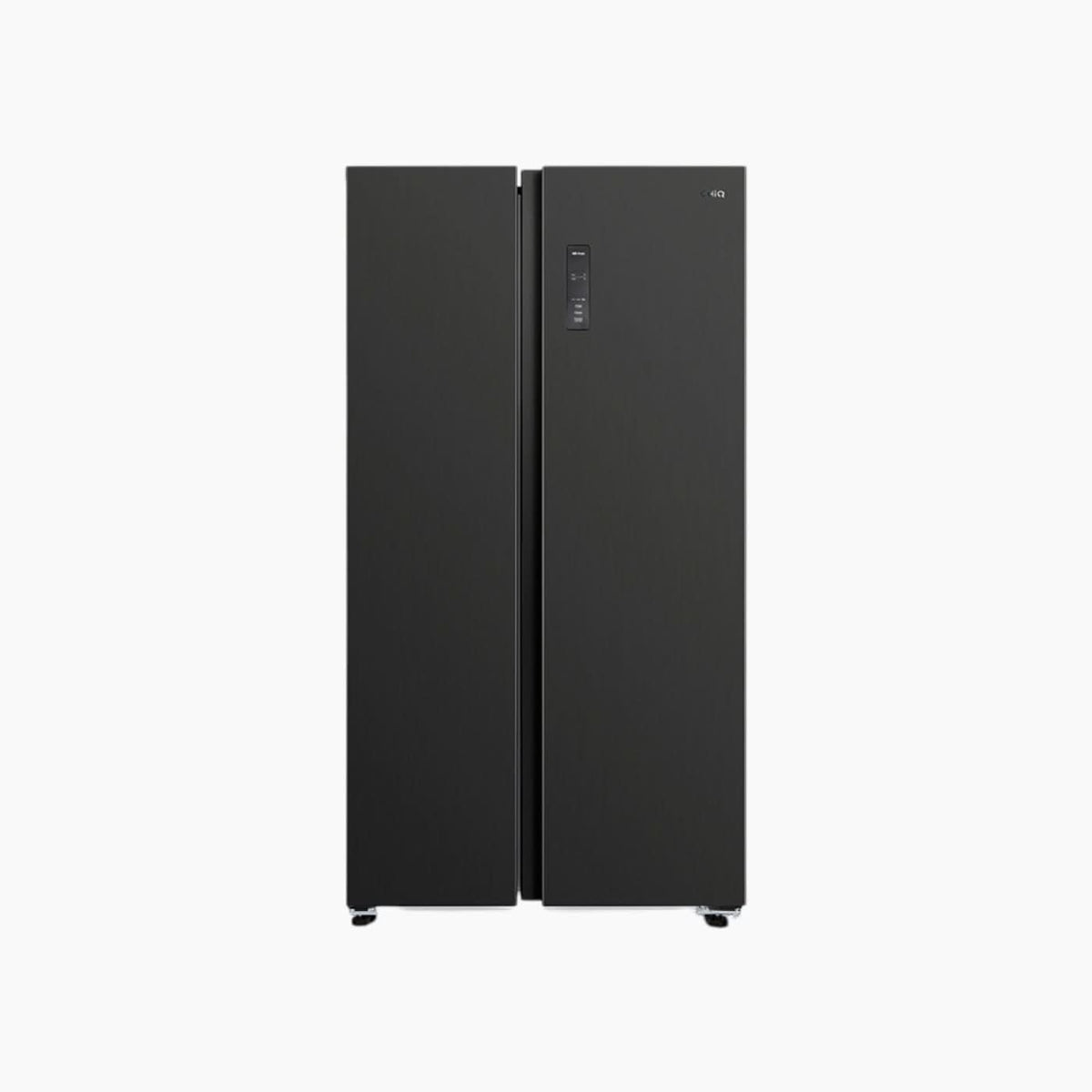 CHiQ 525 L side-by-side refrigerator in Silver Inox