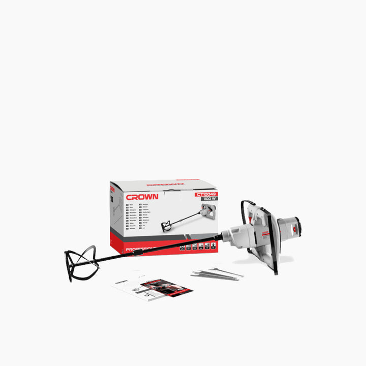 Crown Paint Mixer Drill 1100W with Paddle Included