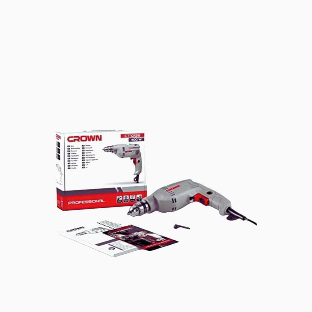 Crown CT10126 Drill - 400W, 10mm