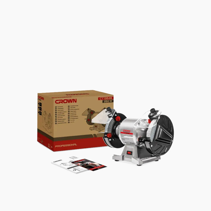 Crown 6-inch 250W Bench Grinder