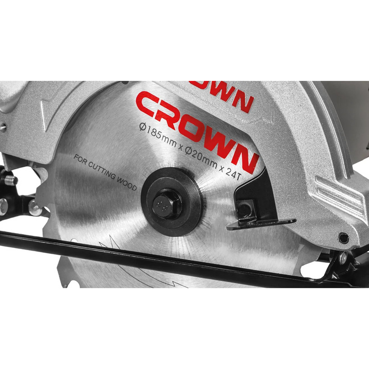 Crown Circular Saw - 1500W, 7", 5500 RPM, 190mm Blade, 4.4kg