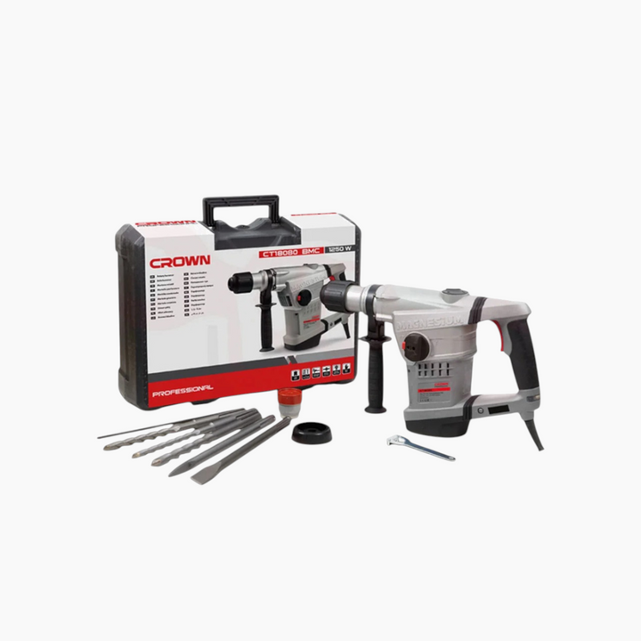 Crown 1250W Rotary Hammer Drill