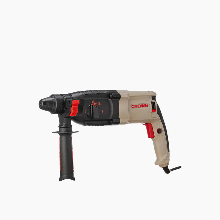 Crown 2kg 800W Rotary Hammer Drill with Bits Set