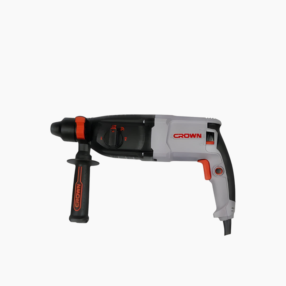Crown 2kg 900W Rotary Hammer Drill with Bits Set