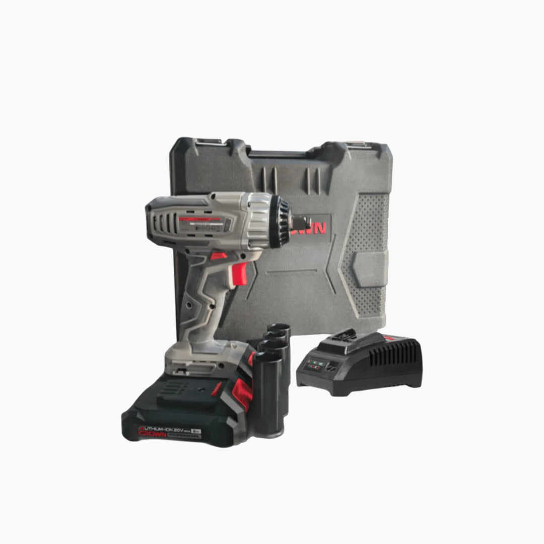Crown Drill box 260 Nm with two batteries and charger