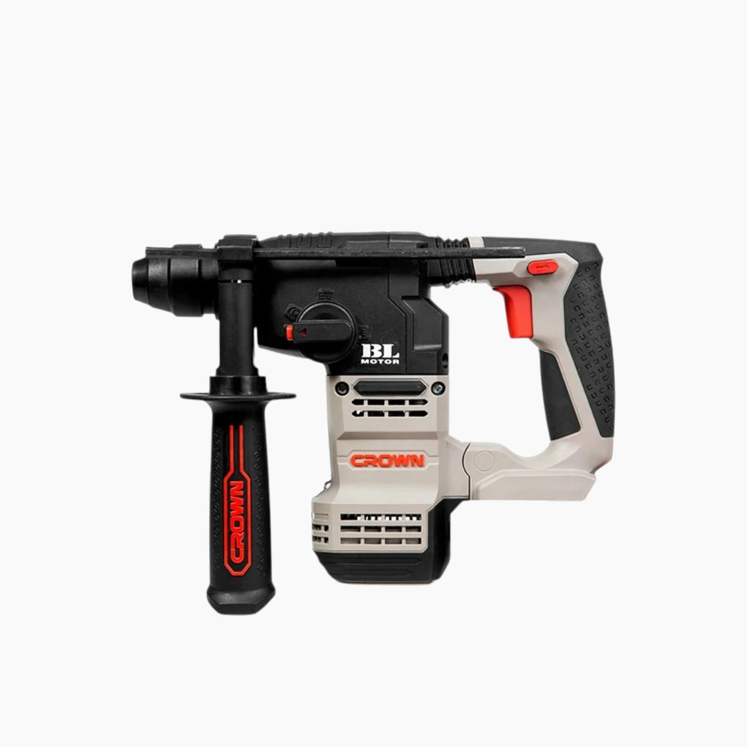 Crown 3kg 4A Cordless Rotary Hammer with Two Lithium Batteries