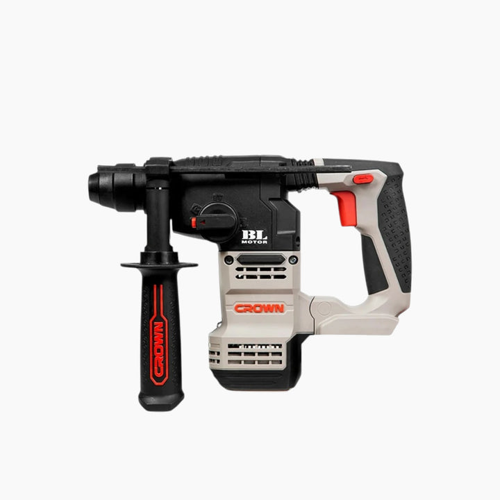 Crown 3kg 4A Cordless Rotary Hammer with Two Lithium Batteries