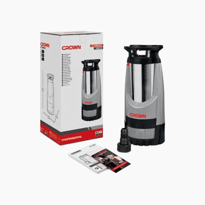 Crown 1200W Automatic Submersible Pump 44m