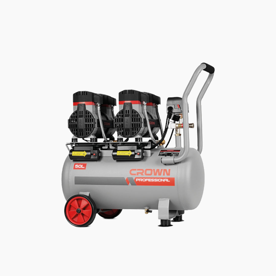 Crown Silent Oil-Free Air Compressor 50L 2800W
