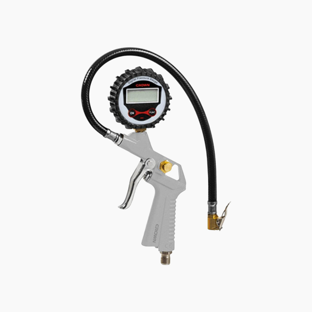 Crown Tyre Inflator with Air Pressure Gauge - Kings Trading