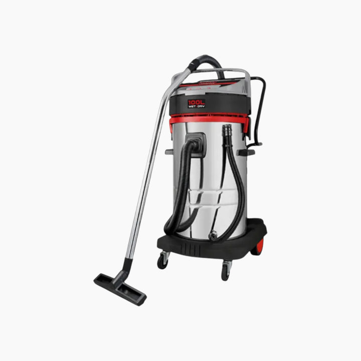 Crown 100L 3000W Wet and Dry Industrial Vacuum Cleaner