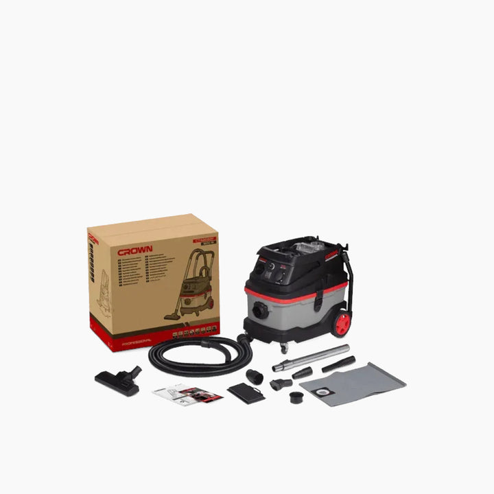 Crown Wet and Dry Vacuum Cleaner 30L 1600W