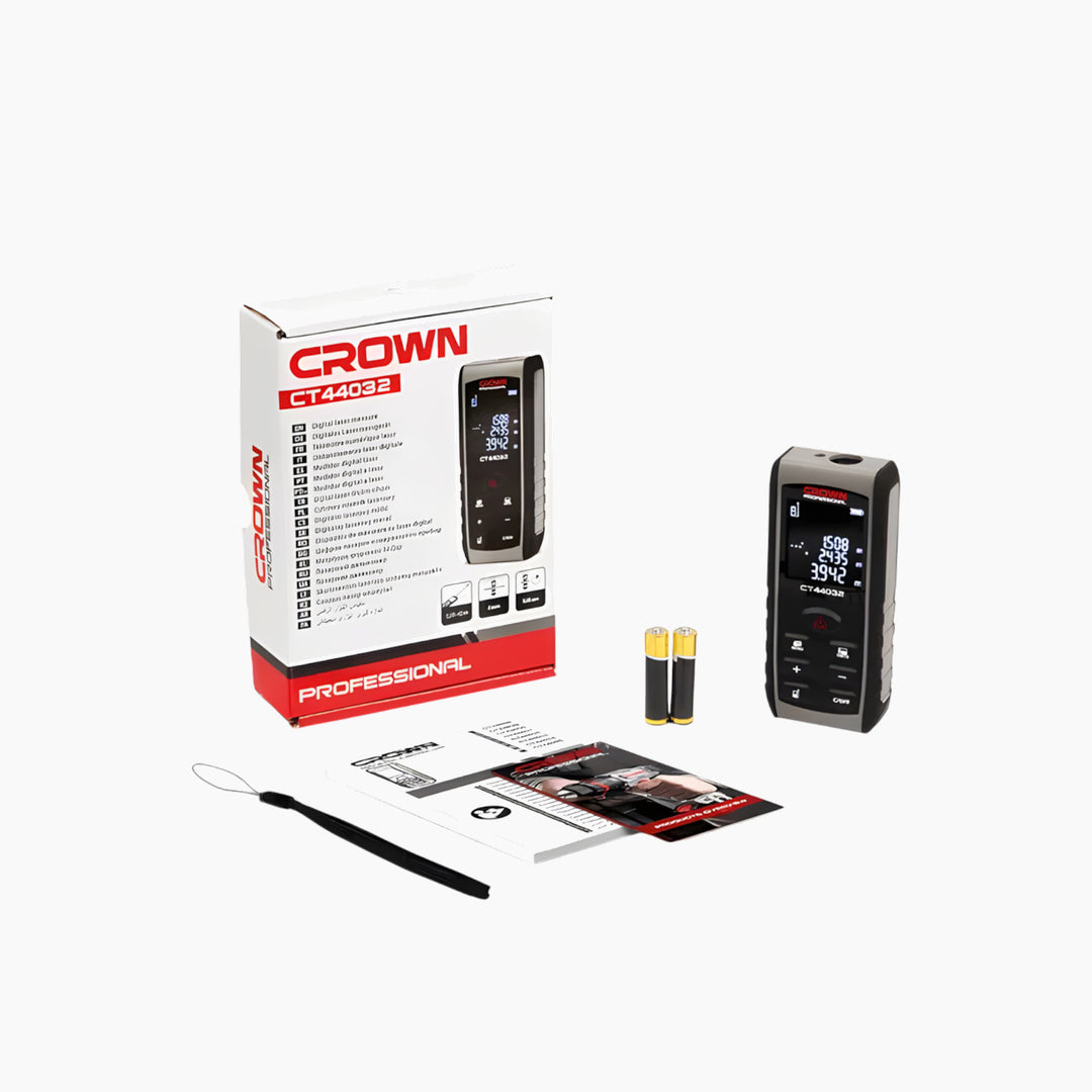 Crown Laser Meter with Level 40m