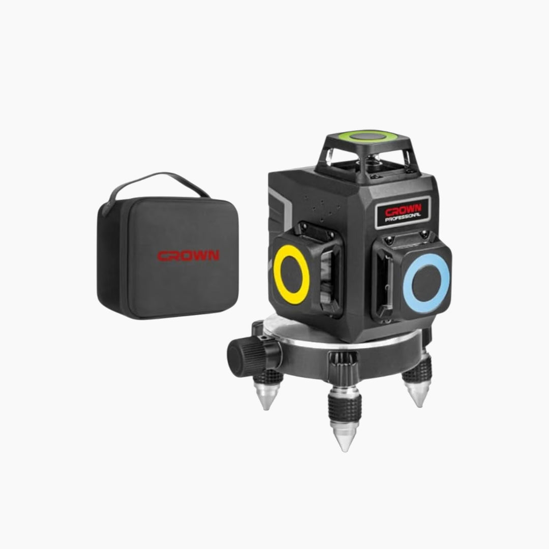 Crown 12-Line Green Laser Level with Remote