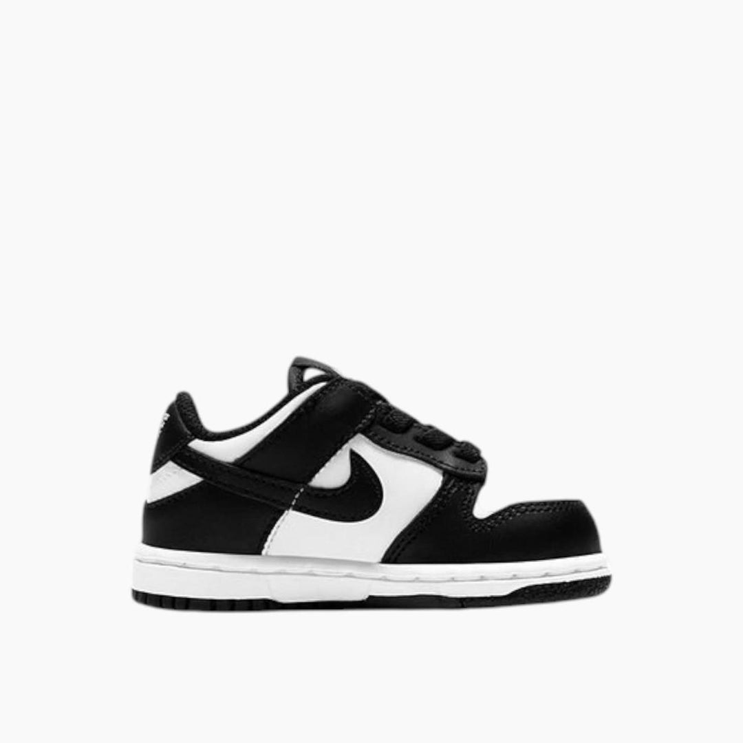 Nike Dunk Low TD Black White Toddler Shoes