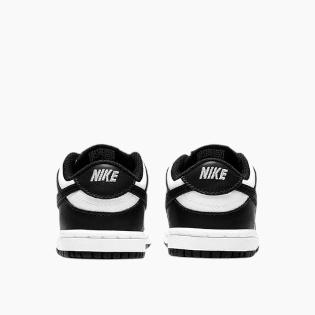 Nike Dunk Low TD Black White Toddler Shoes