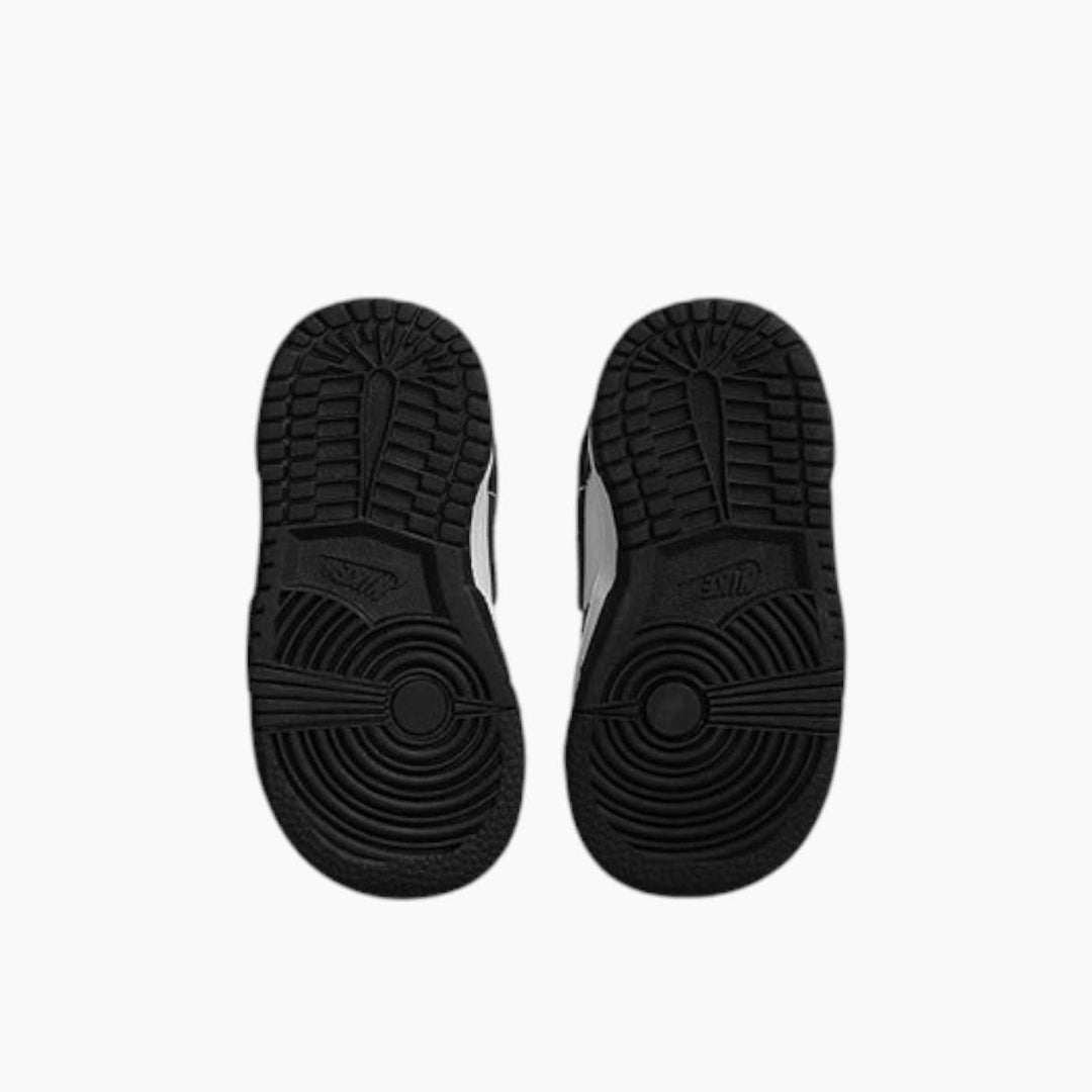 Nike Dunk Low TD Black White Toddler Shoes