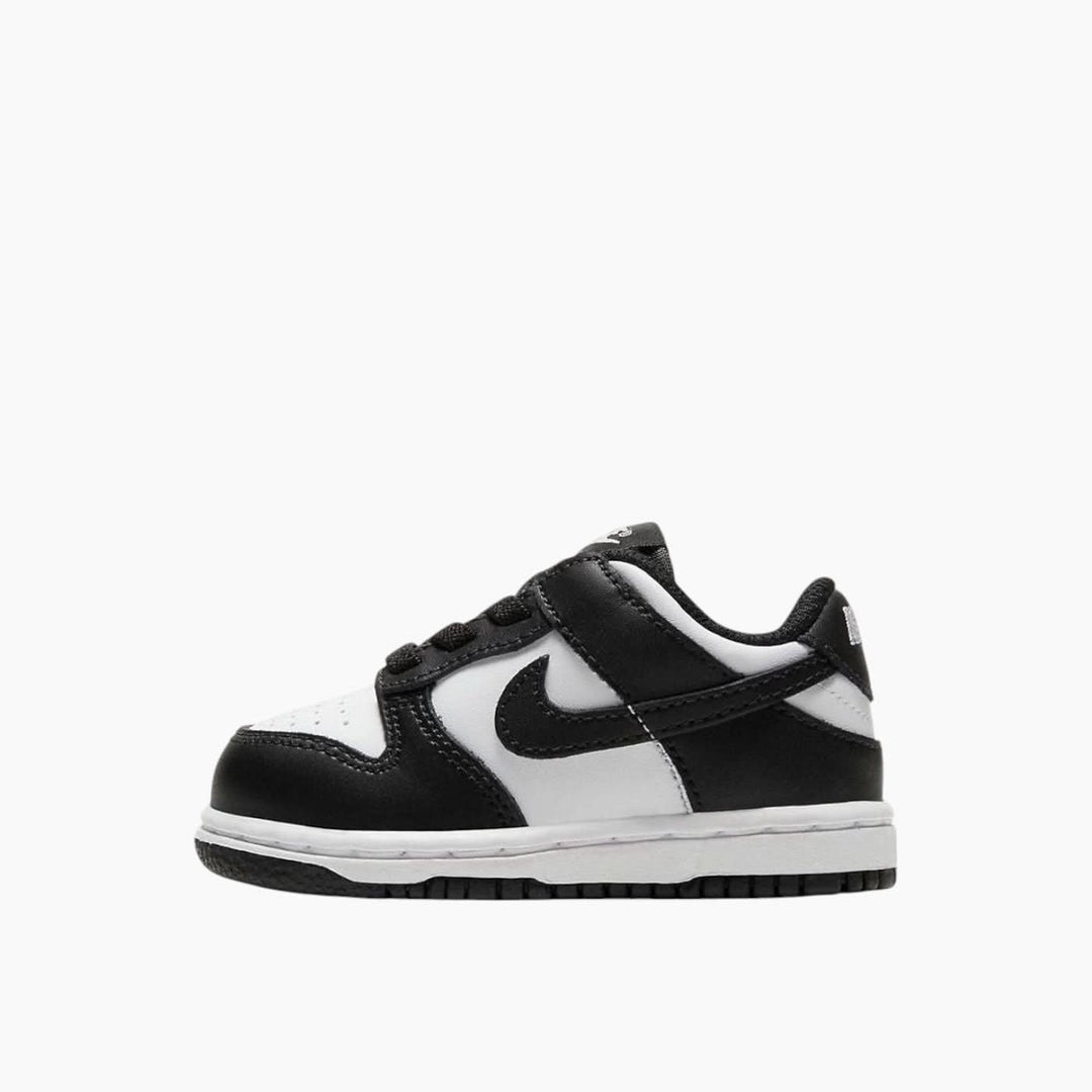 Nike Dunk Low TD Black White Toddler Shoes