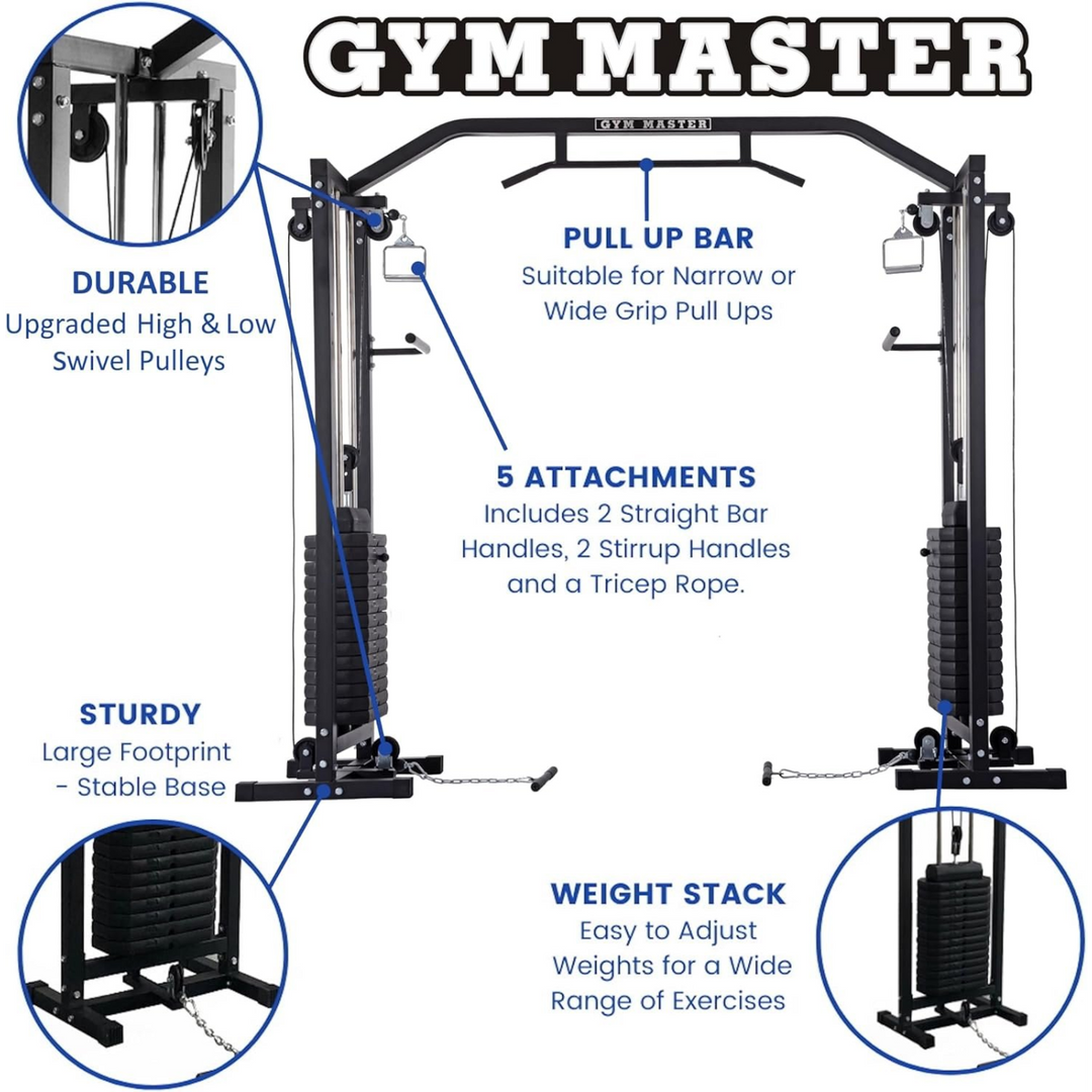Gym Master Cable Crossover Machine
