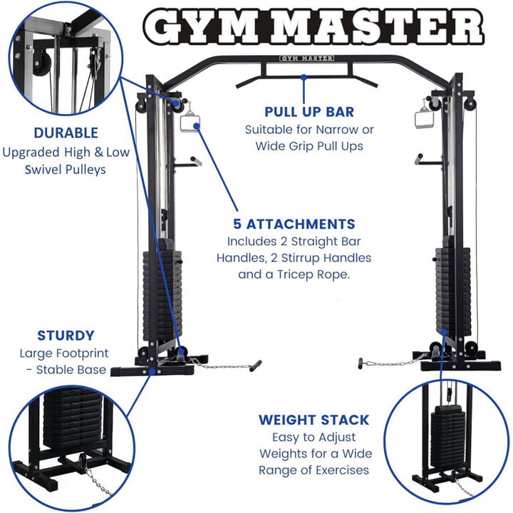 Gym Master Cable Crossover Machine