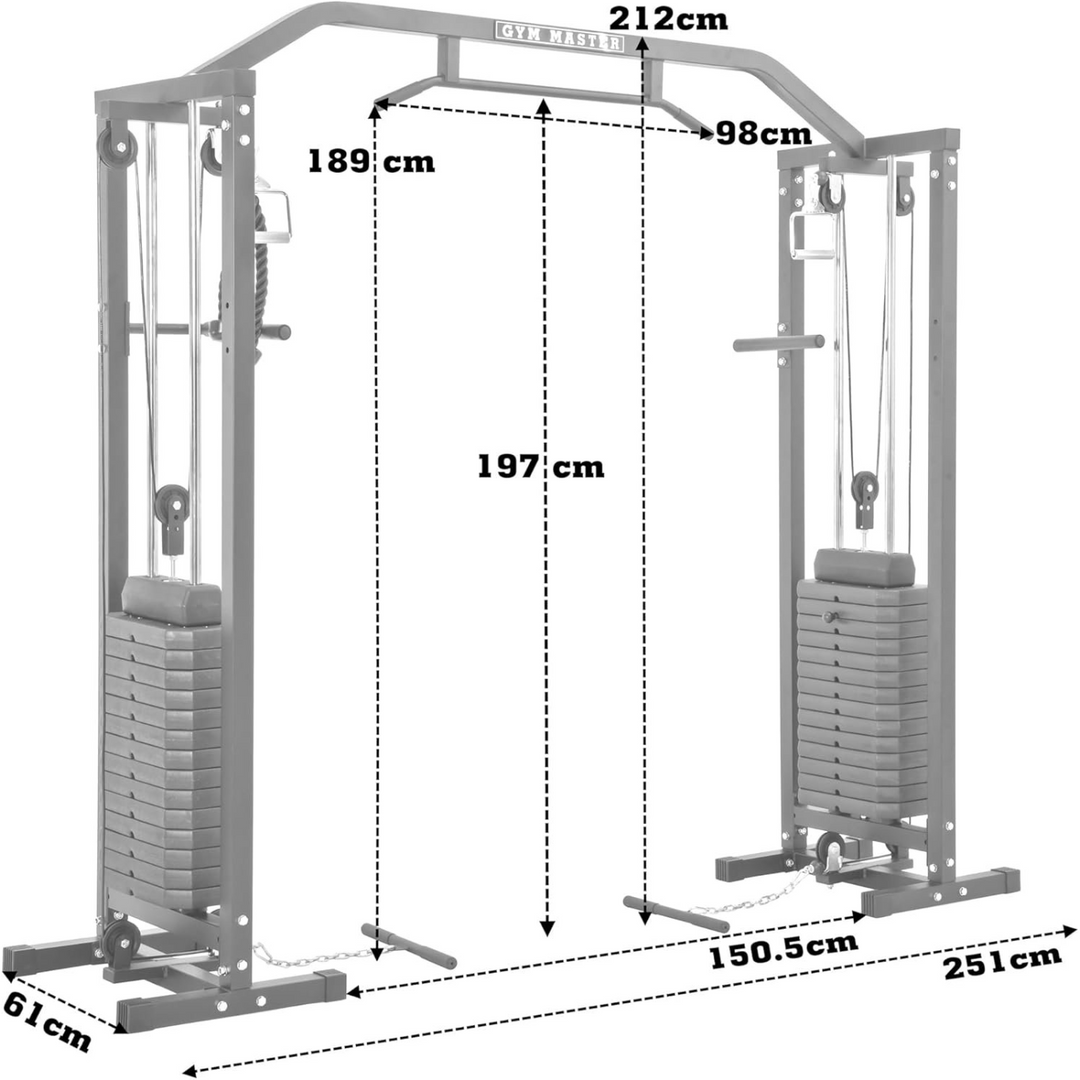 Gym Master Cable Crossover Machine