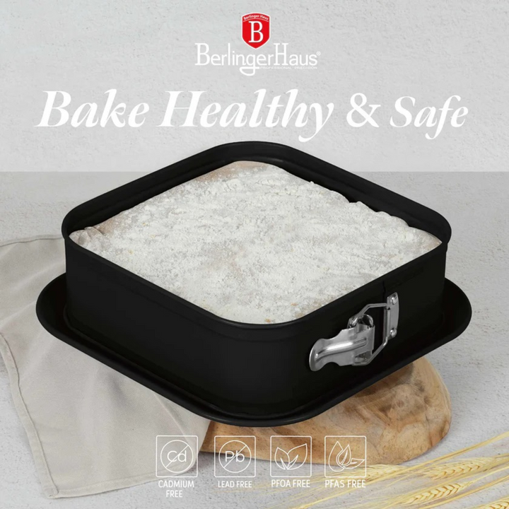 Berlinger Haus Cake Pan, 28 x 28 cm - Matte Black