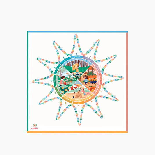 Sun Calendar Poster