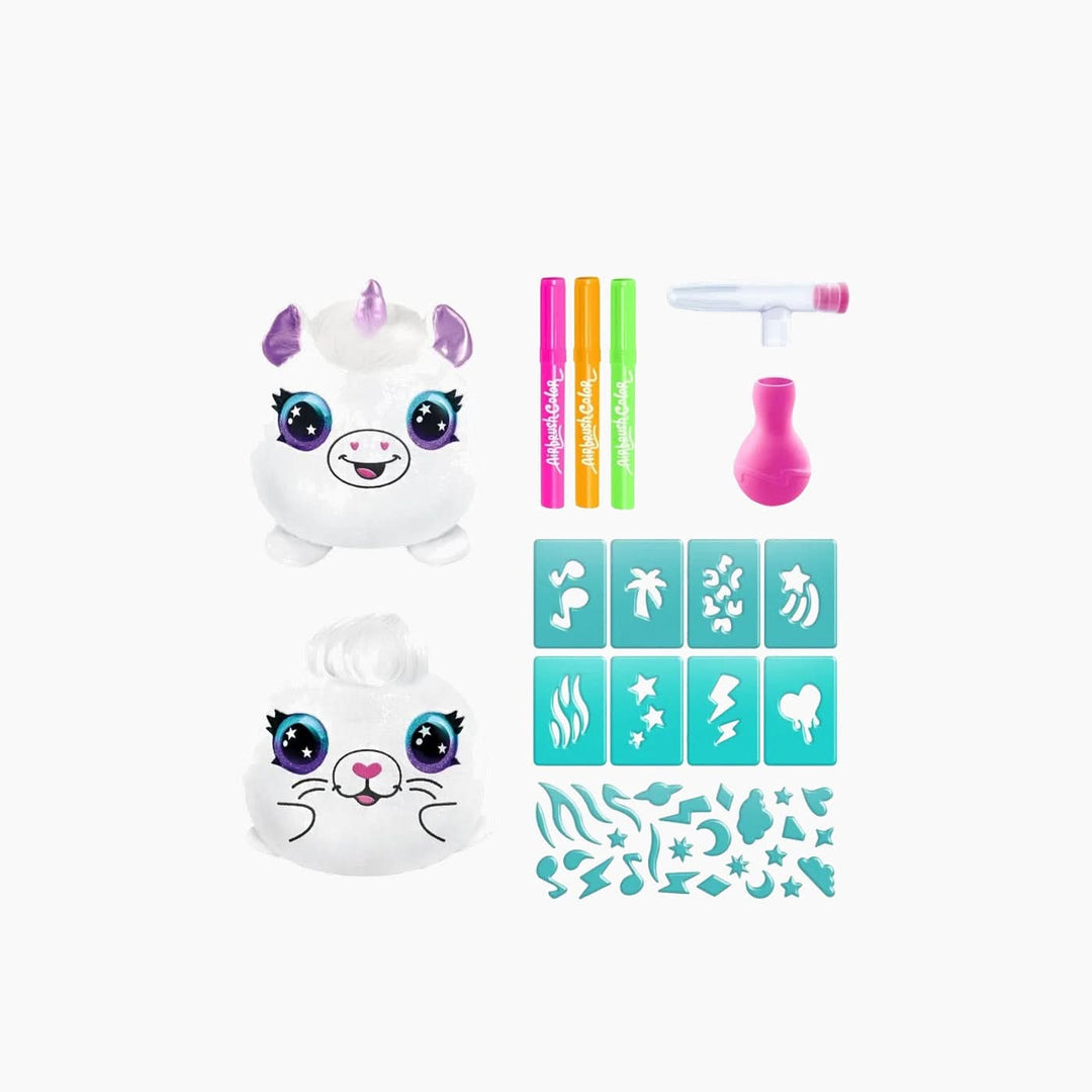 Canal Toys Airbrush Plush Neon Mini Mystery 2Pack - HUNA