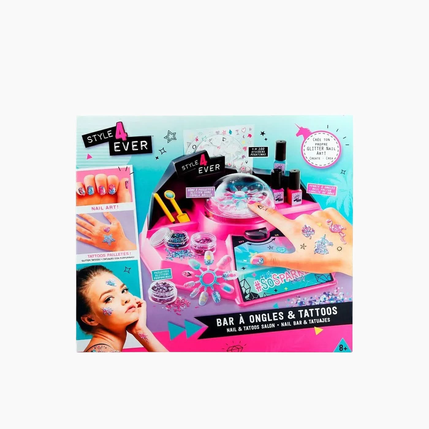 Canal Toys Glitter Nail Bar Craft Kit Canal Toys Glitter Nail Bar Craft Kit