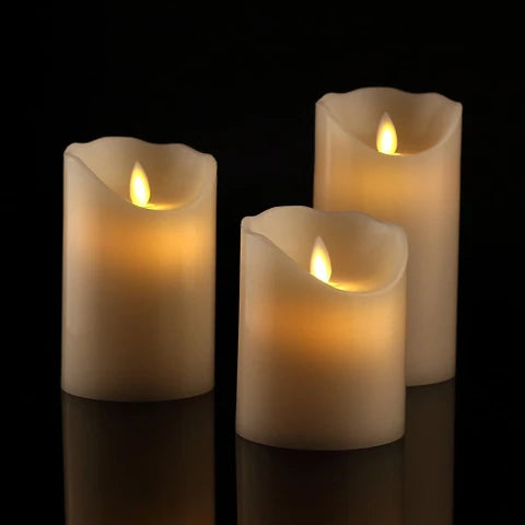 Assorted Flameless Candles