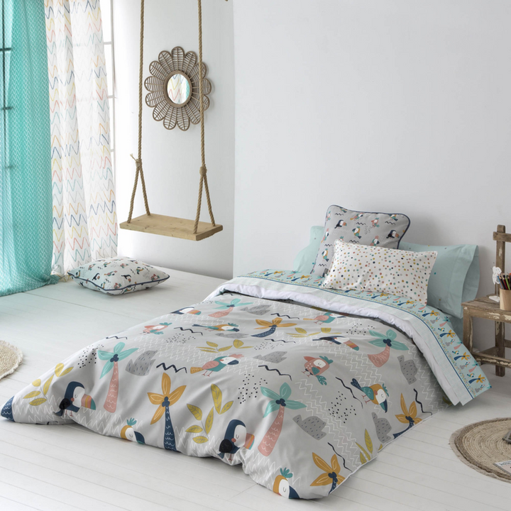 Canete Aloha 3-Piece Single &amp; a Half Duvet Cover Set