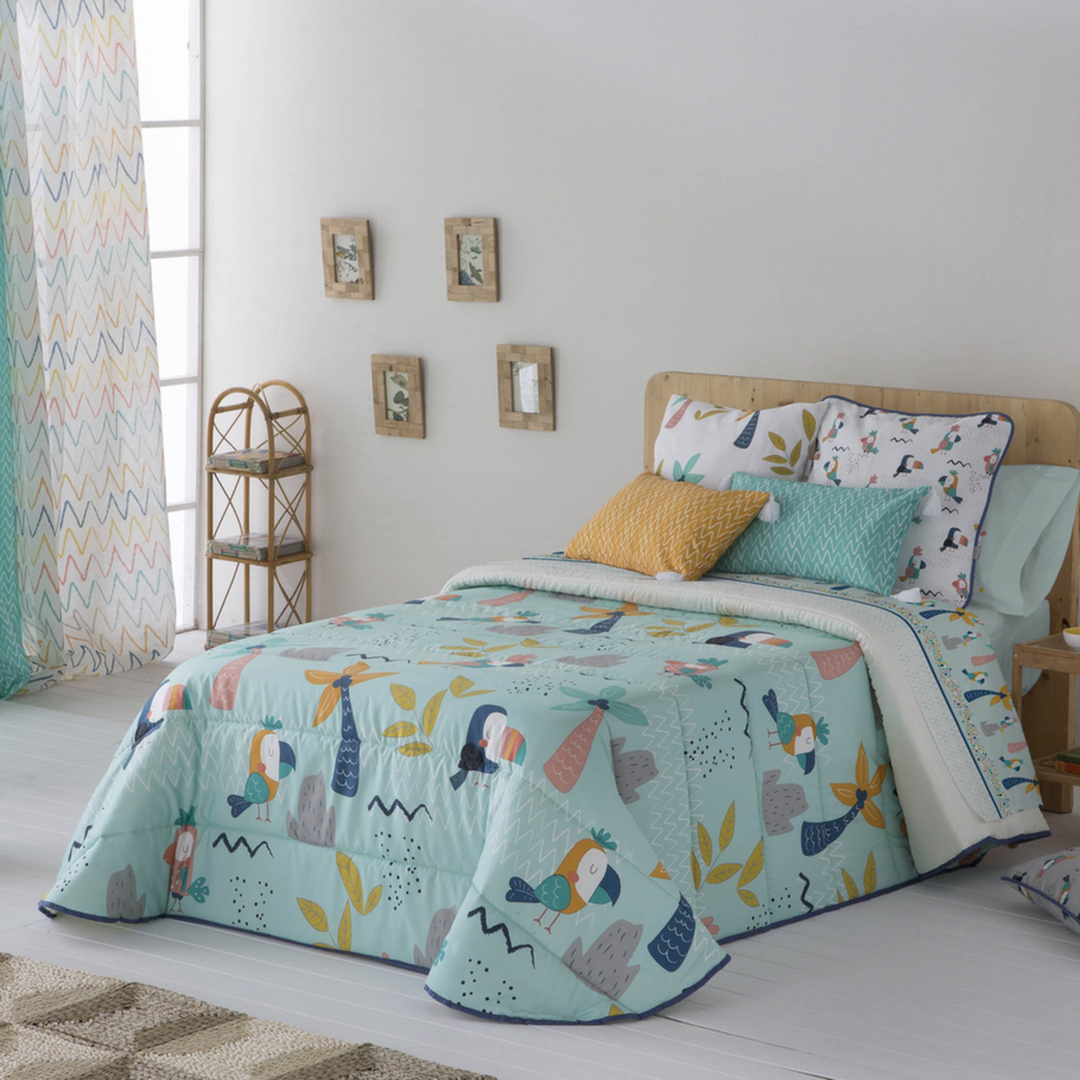 Canete Aloha 3-Piece Single &amp; a Half Duvet Cover Set
