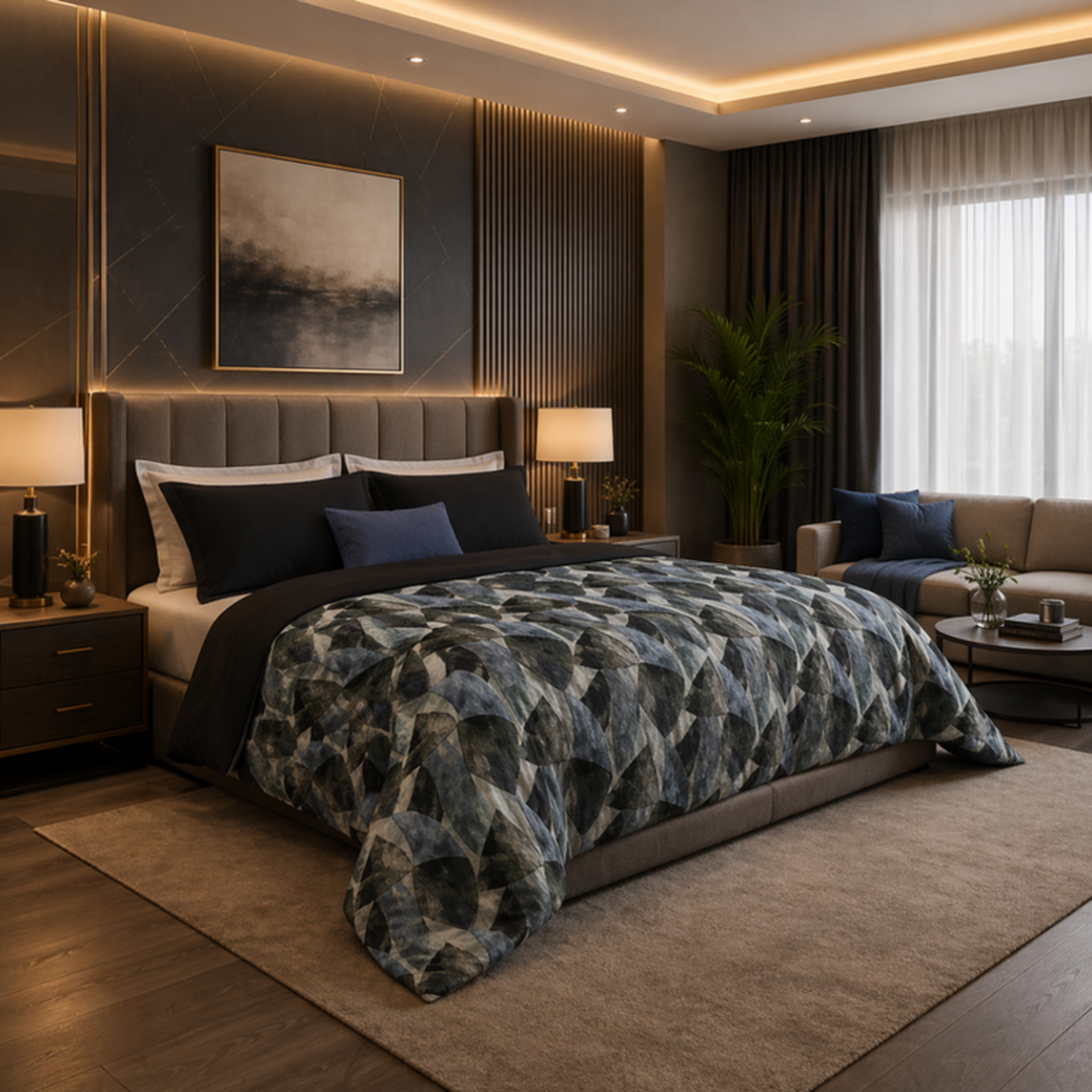 Canete Errai 4-Piece King Duvet Cover Set