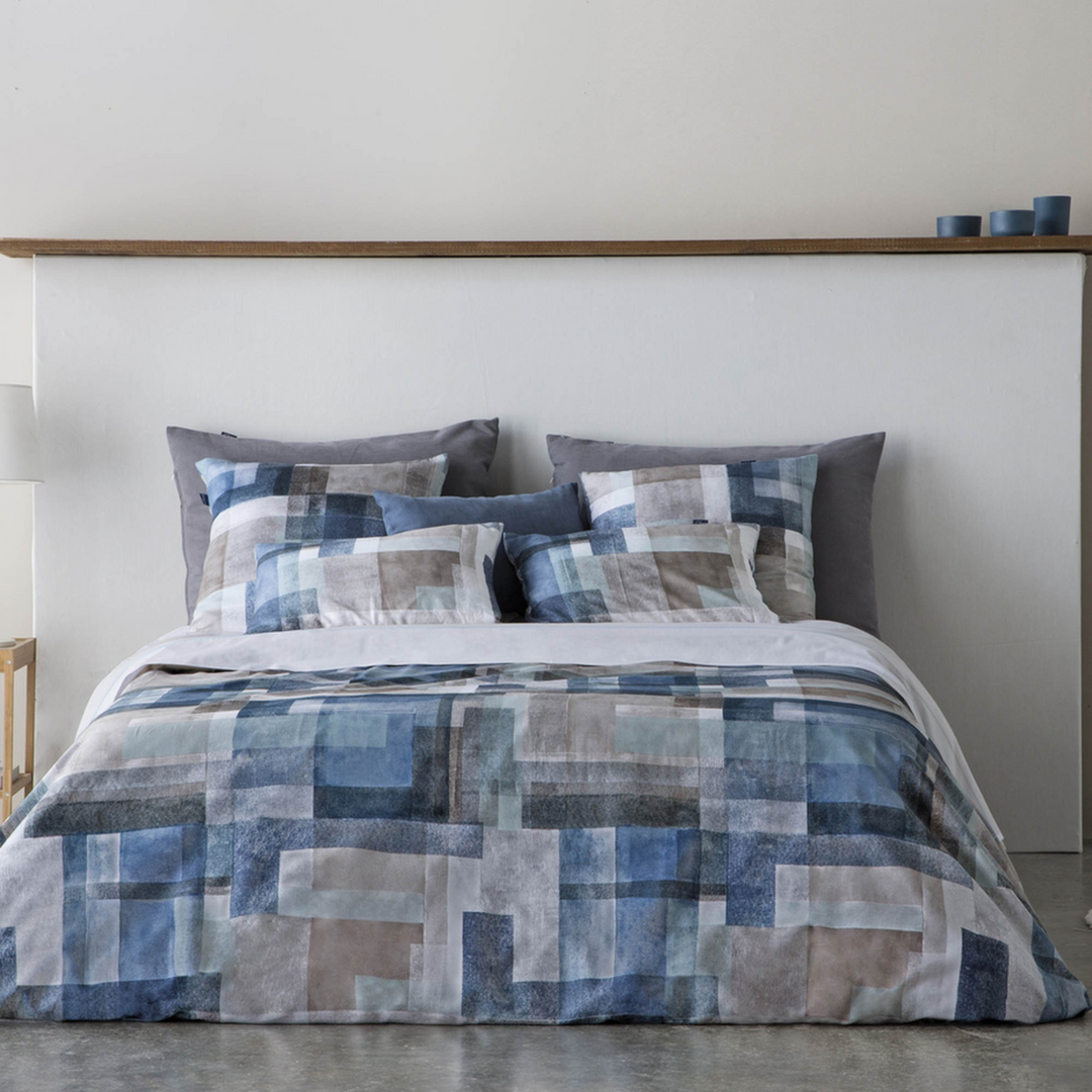 Canete Oblu 3-Piece Single &amp; a Half Duvet Cover Set - Blue