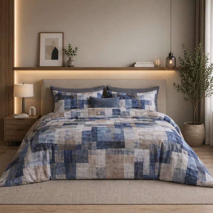 Canete Oblu 4-Piece King Duvet Cover Set