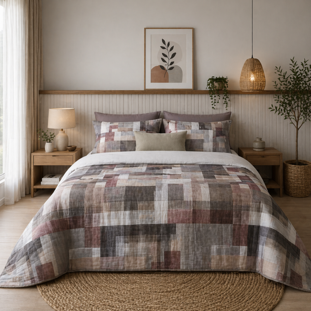 Canete Oblu 4-Piece King Duvet Cover Set