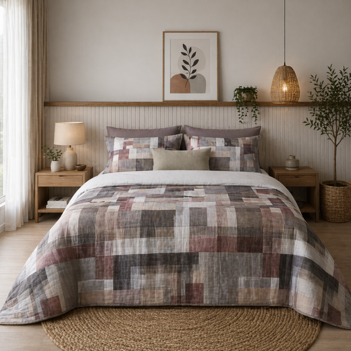 Canete Oblu 4-Piece King Duvet Cover Set