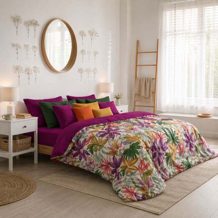 Canete Tropi 3-Piece Single &amp; a Half Duvet Cover Set