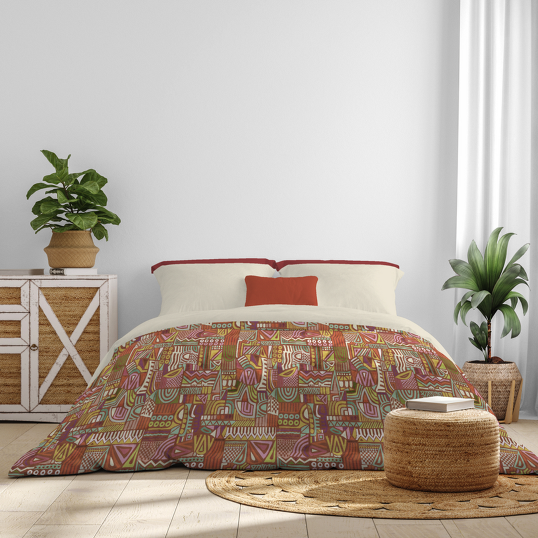 Canete Zoco 4-Piece King Duvet Cover Set