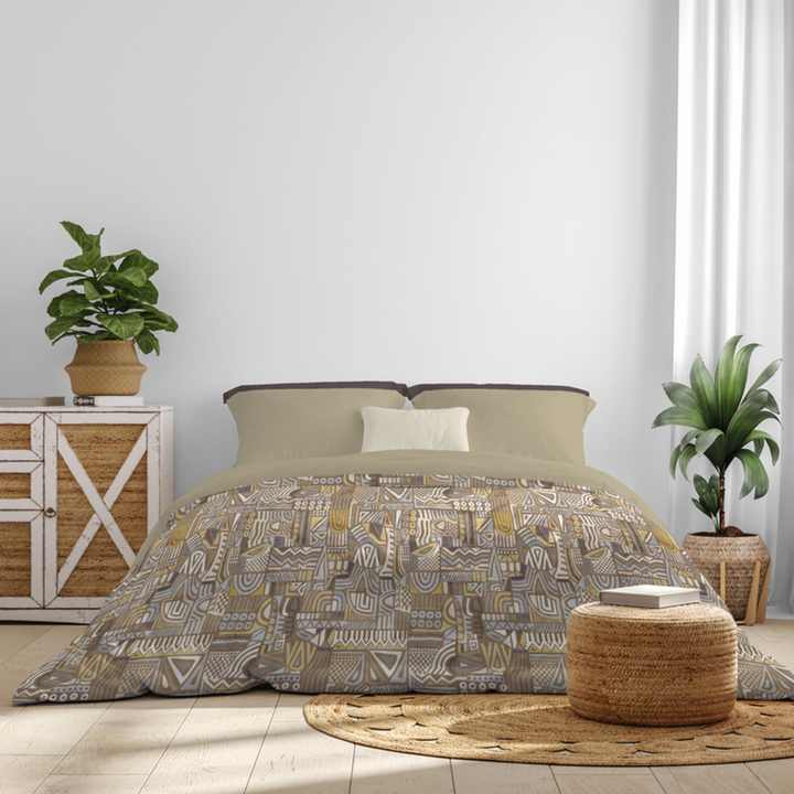 Canete Zoco 4-Piece King Duvet Cover Set