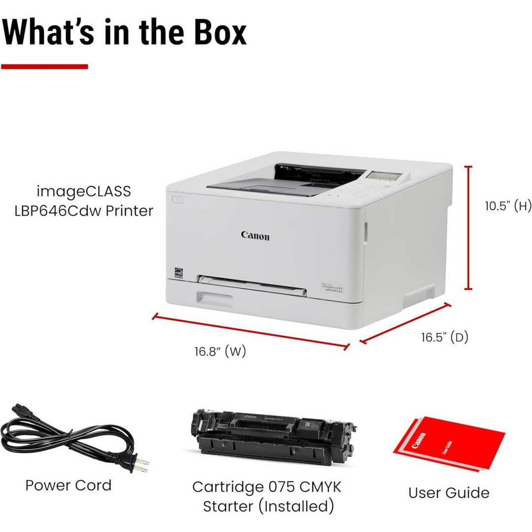 Canon i-SENSYS LBP646Cdw Printer