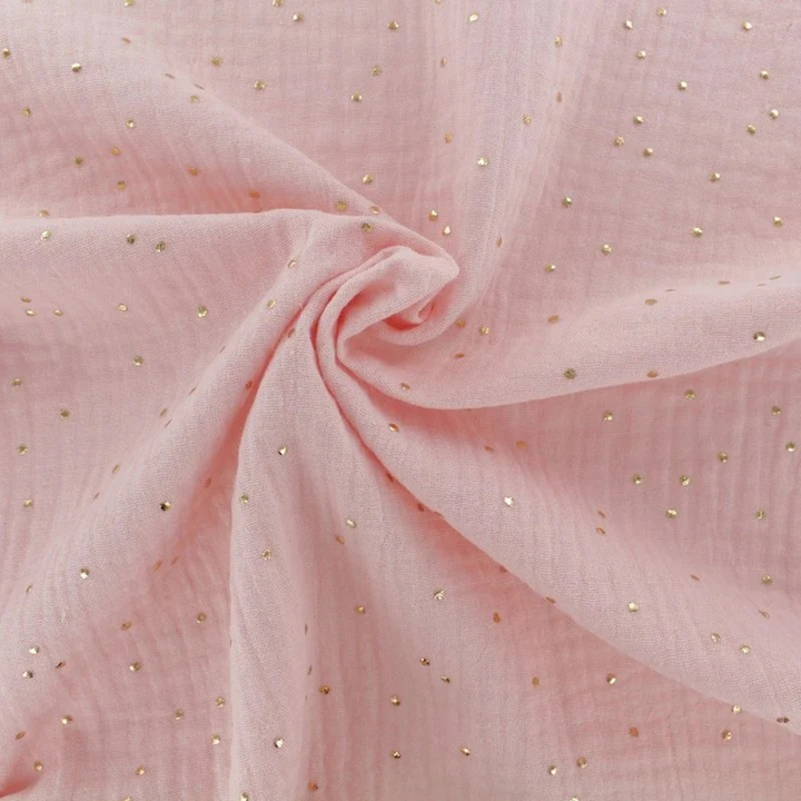 Wigiwama Canopy Pink With Gold Dots