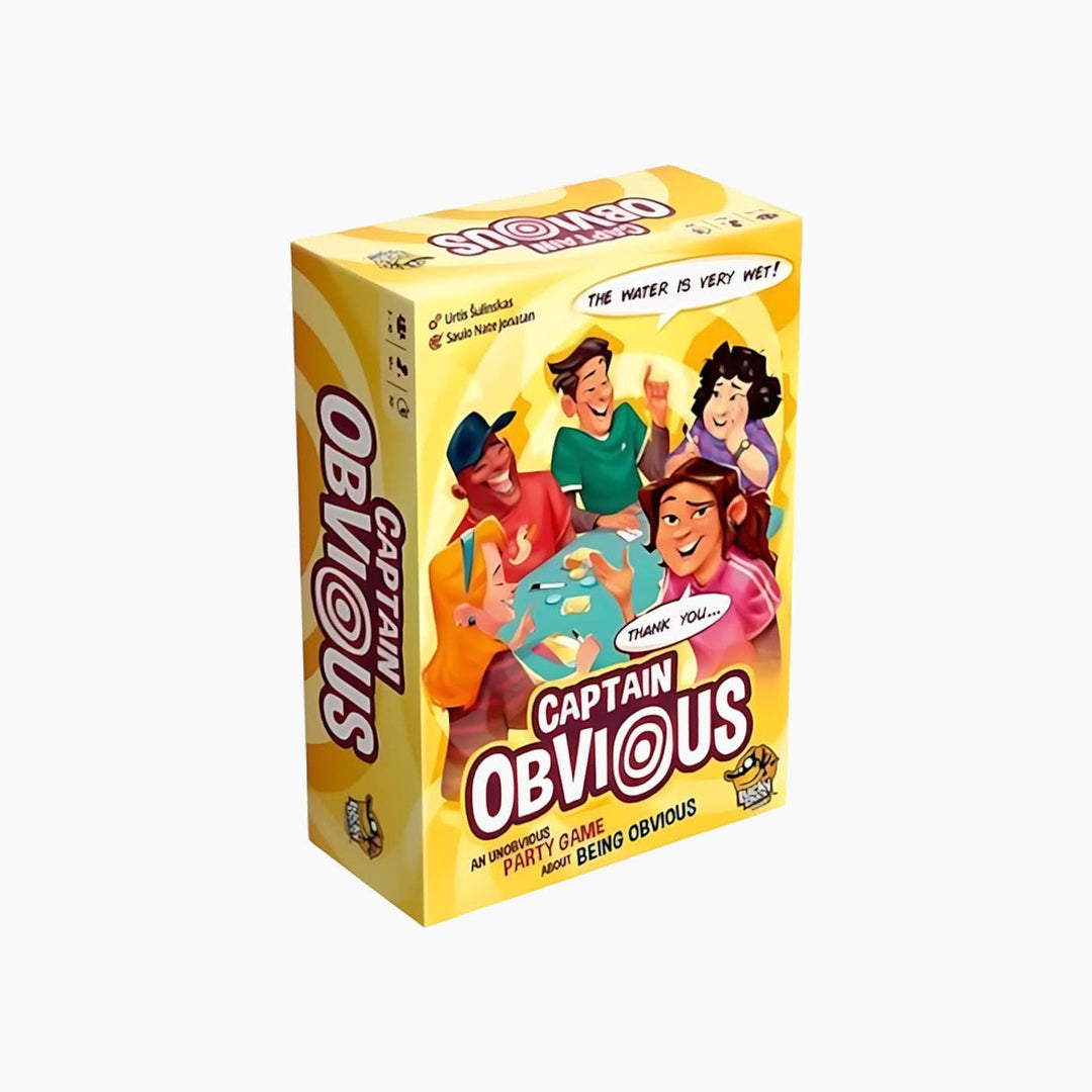 Captain Obvious Party Game for quick thinking and deduction