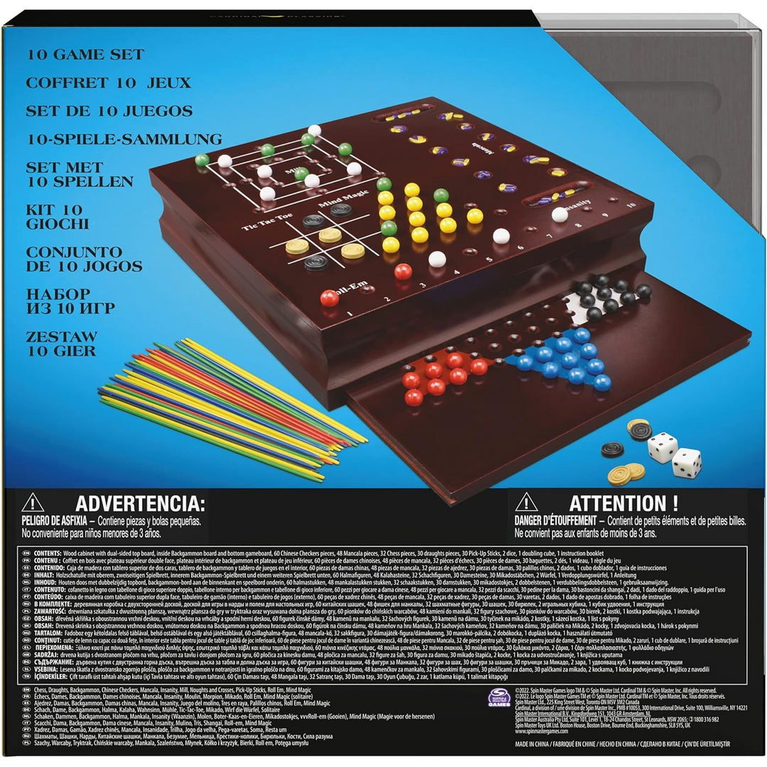 Spin Master Cardinal Classics Family 10 Game Set - HUNA