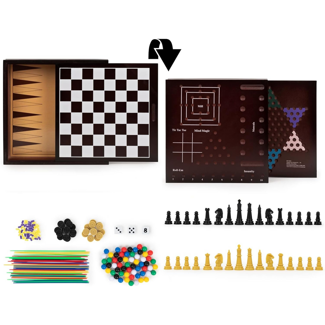 Spin Master Cardinal Classics Family 10 Game Set - HUNA