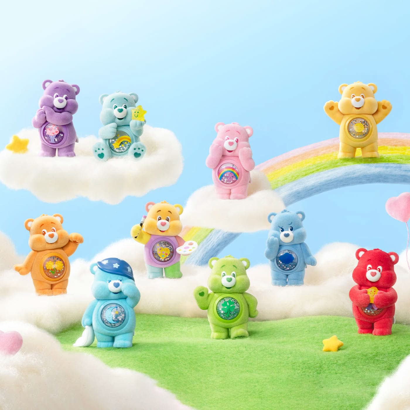 Pop Mart Care Bears Colorful Hugs Series Figures Pop Mart Care Bears Colorful Hugs Series Figures