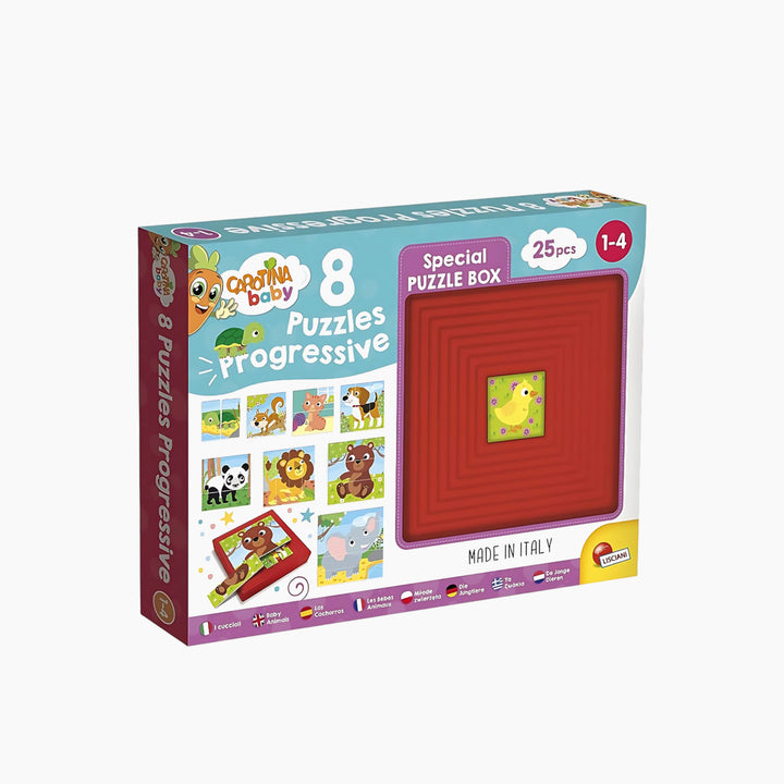 لغز Lisciani Carotina Baby 8 التقدمي - حيوانات صغيرة