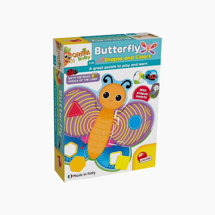 Lisciani Carotina Baby Plus Butterfly Forms and Colors Educational Toy