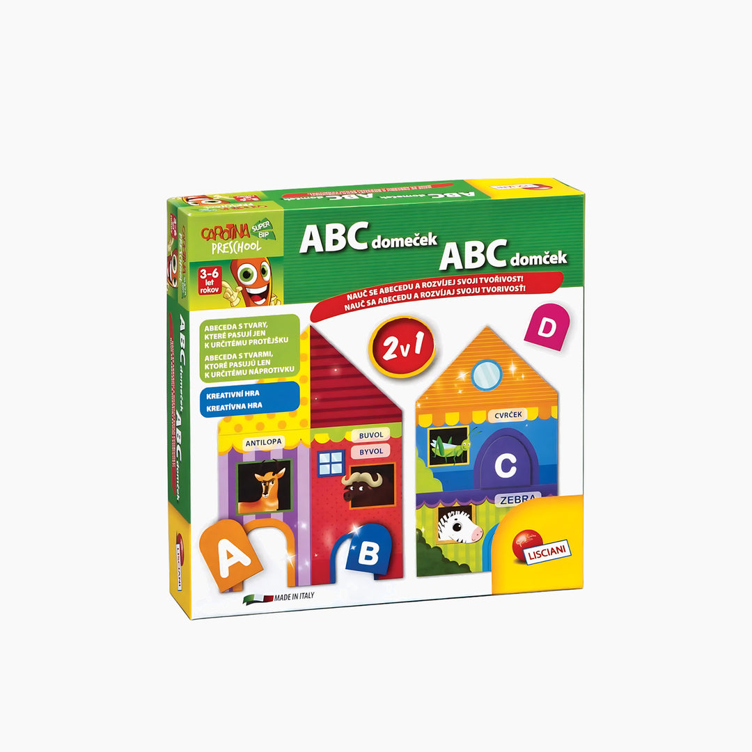 Lisciani Carotina Plus ABC Little House Educational Toy - HUNA